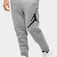 Jordan Jumpman Logo Fleece Pants - Carbon Heather