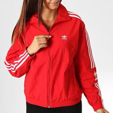 Adidas Originals Red Track Jacket Scarlet