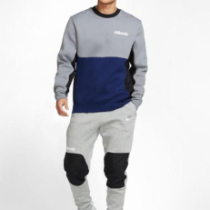 Nike Sportswear Air Fleece Pants - Grey Heather/ Black