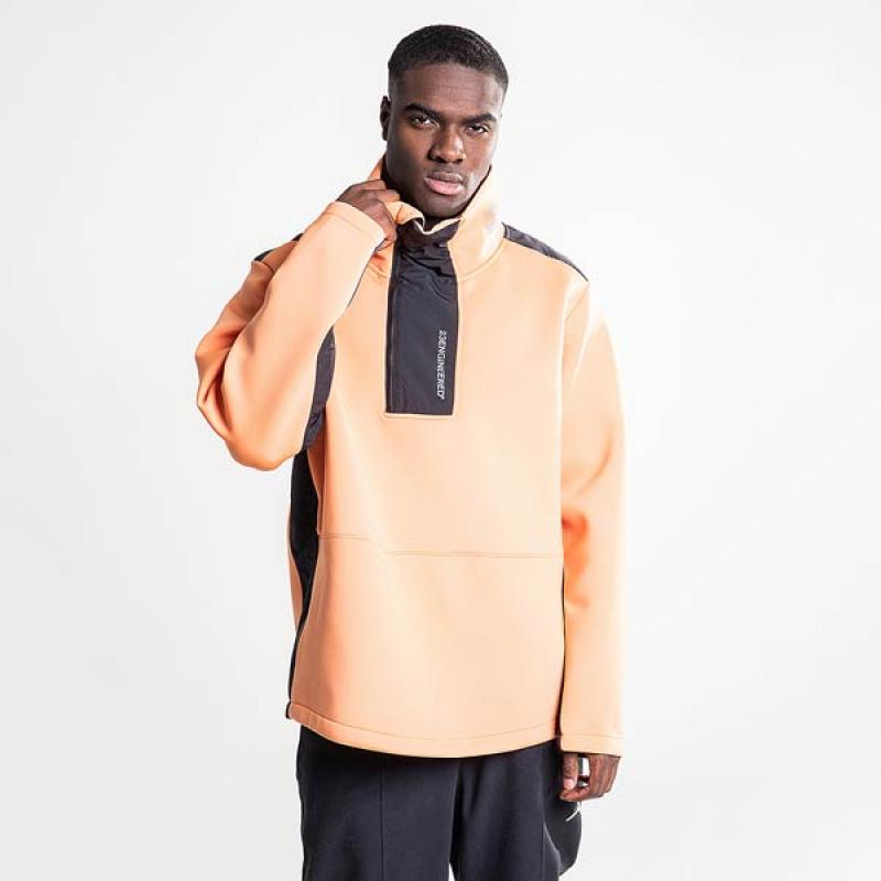Download Jordan 23 Engineered Fleece Mock-Neck Sweatshirt - Orange ...