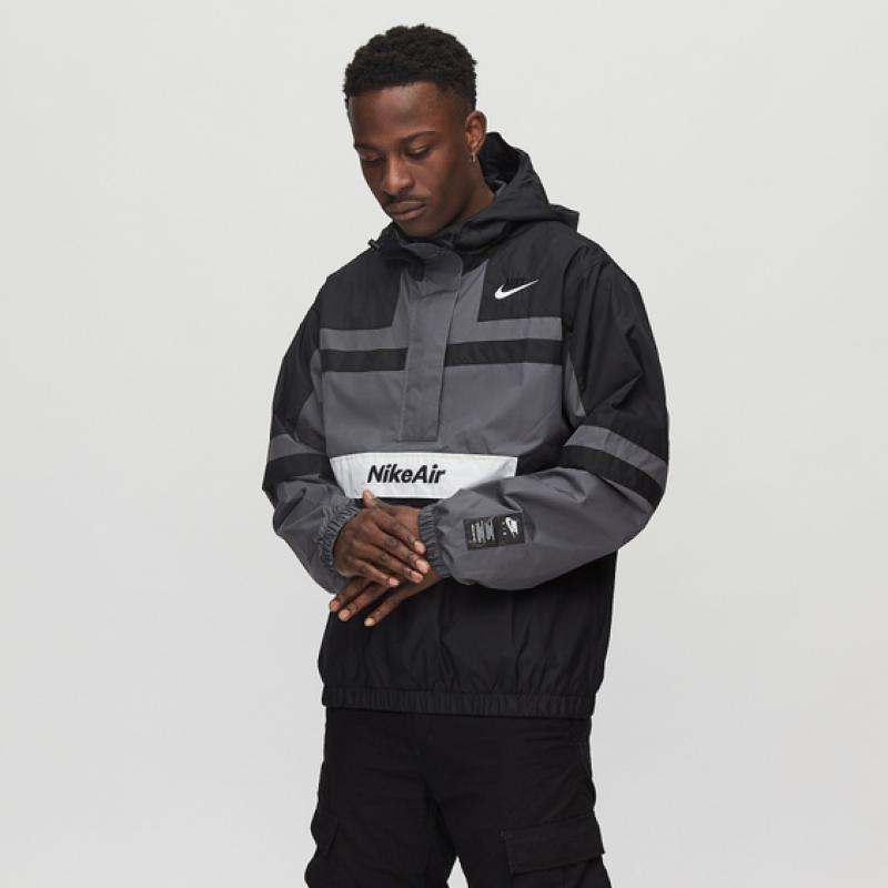 Nike Air Woven Jacket - Dark Grey/ Black/ White/ White - Bázis Store