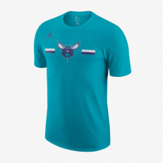 Jordan NBA Charlotte Hornets Logo Dri-Fit T-Shirt - Rapid Teal Jordan NBA Charlotte Hornets Logo Dri-Fit T-Shirt - Rapid Teal
