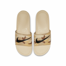 Nike Benassi JDI Print Slide - Desert Ore/ Black/ Ale Brown/ Club Gold Nike Benassi JDI Print Slide - Desert Ore/ Black/ Ale Brown/ Club Gold