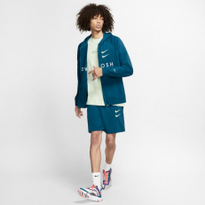 Nike Sportswear French Terry Swoosh Shorts - Blue Force/ Barely Volt Nike Sportswear French Terry Swoosh Shorts - Blue Force/ Barely Volt