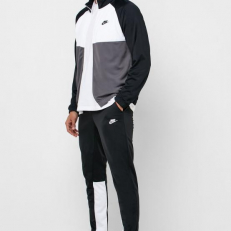 Nike Sportswear Tracksuit - Black/ White